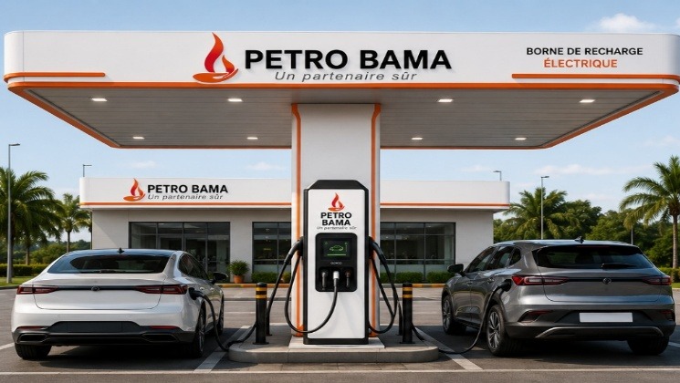 Borne de recharge électrique Petro Bama